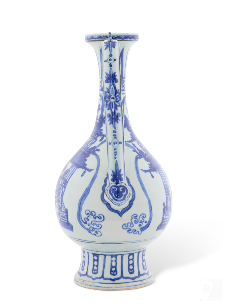 RARE VERSEUSE EN PORCELAINE BLEU BLANC À DÉCOR À LA FONTAINE MAGIQUE  CHINE, DYNASTIE MING, ÉPOQUE JIAJING (1522-1566) - 图5
